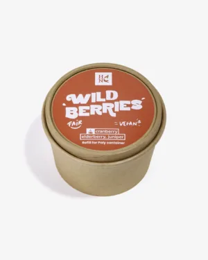 Wild Berries Poly candle refill 185g – closed container by Hank Brussels