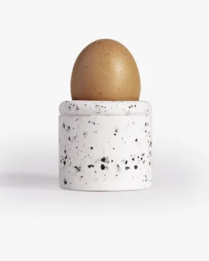 Eggy Pop - Candle & Egg Holder, White