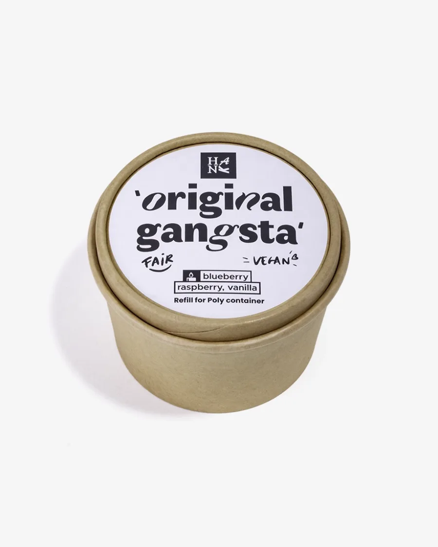 Original Gangsta Poly candle refill 185g – closed container by Hank Brussels