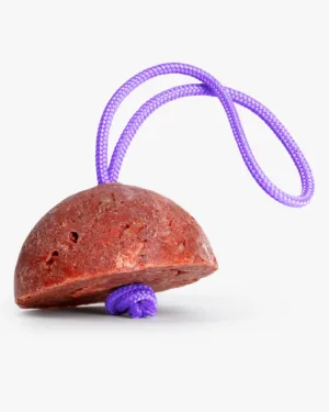 Red Rebatch Berry Soap on a Rope with recycled purple cord – Hank Brussels
